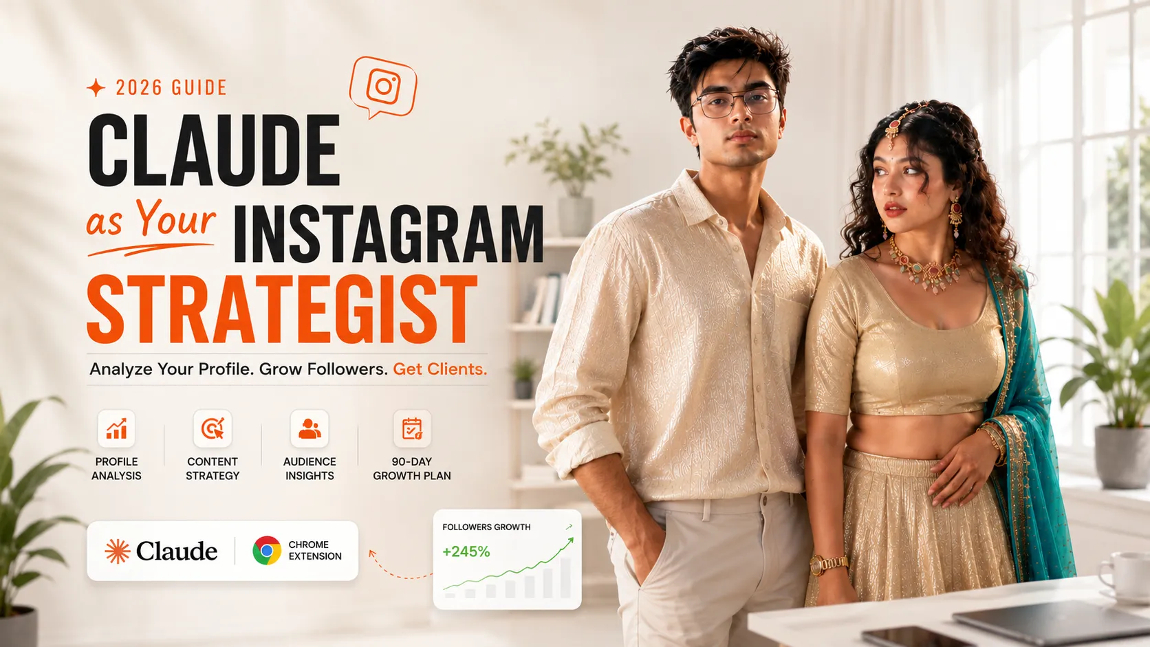 Claude as Your Instagram Strategist (2026): Analyze Your Profile, Grow Followers & Get Clients With One Prompt